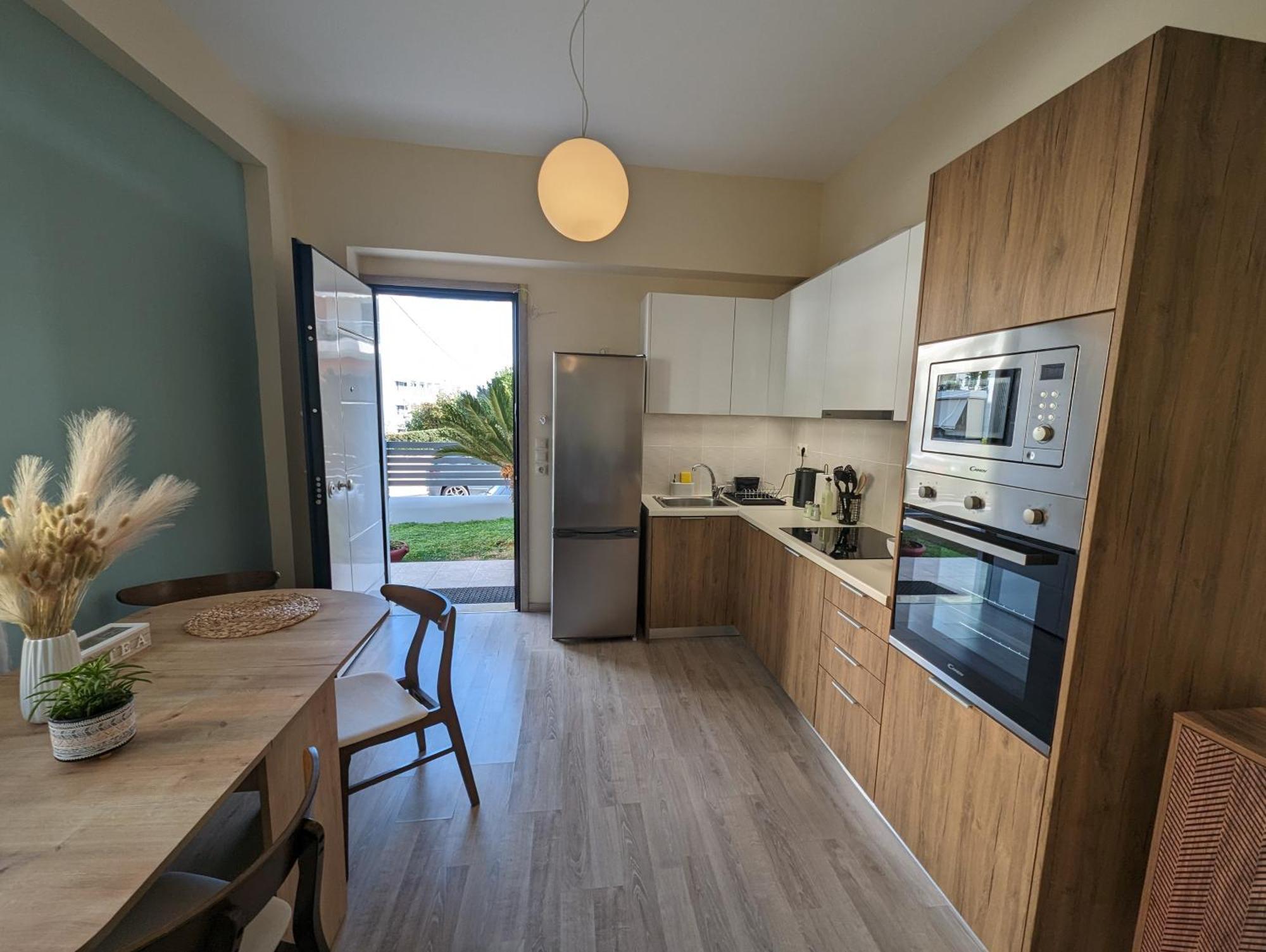 Modern Mint Sunny House Near The Airport Apartment Spata  Luaran gambar