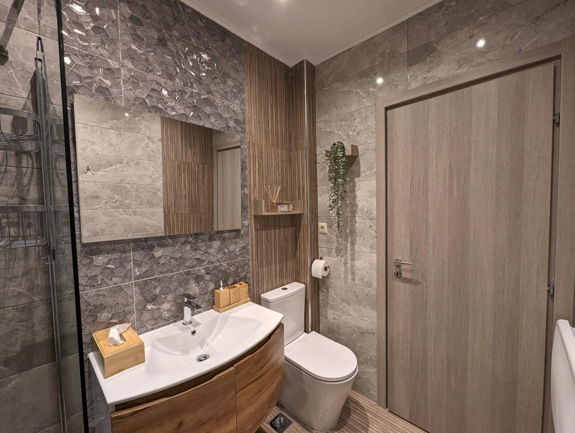 Modern Mint Sunny House Near The Airport Apartment Spata  Luaran gambar